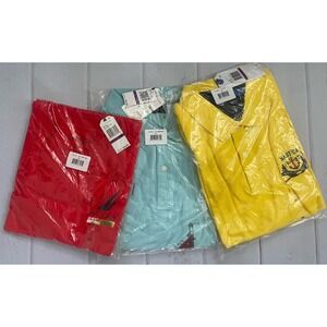 NAUTICA Polo Shirt Men's XXL Lot‎ of 3, New, Red, Yellow, Blue